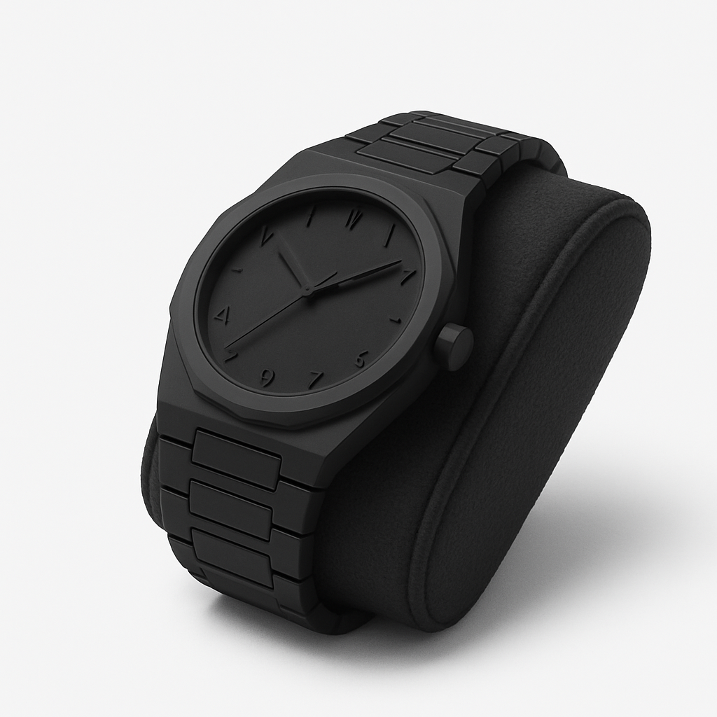 Black Arabic Aura Watch