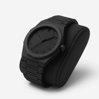 Black Arabic Aura Watch